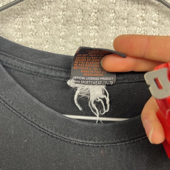 Y2K Harley Davidson American Pride USA Motorcycle T Shirt Black men Read - Picture 10 of 13